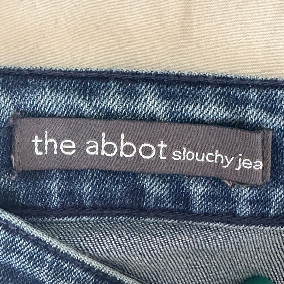 Ecru The Abbot Slouchy Jeans Dark Indigo Size 28 Straight Leg - Picture 8 of 10